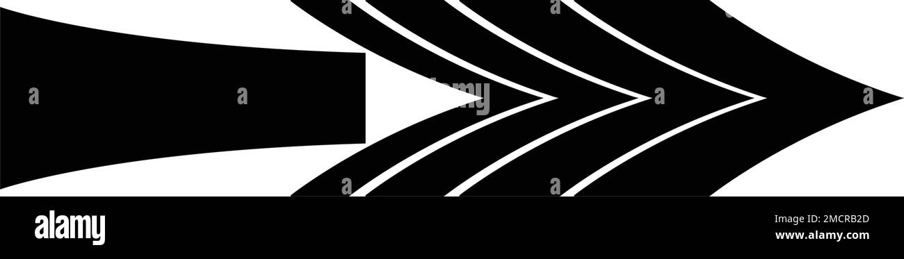 Pfeilsymbol Vektorgrafik festlegen Logo Vorlage Design Stock Vektor