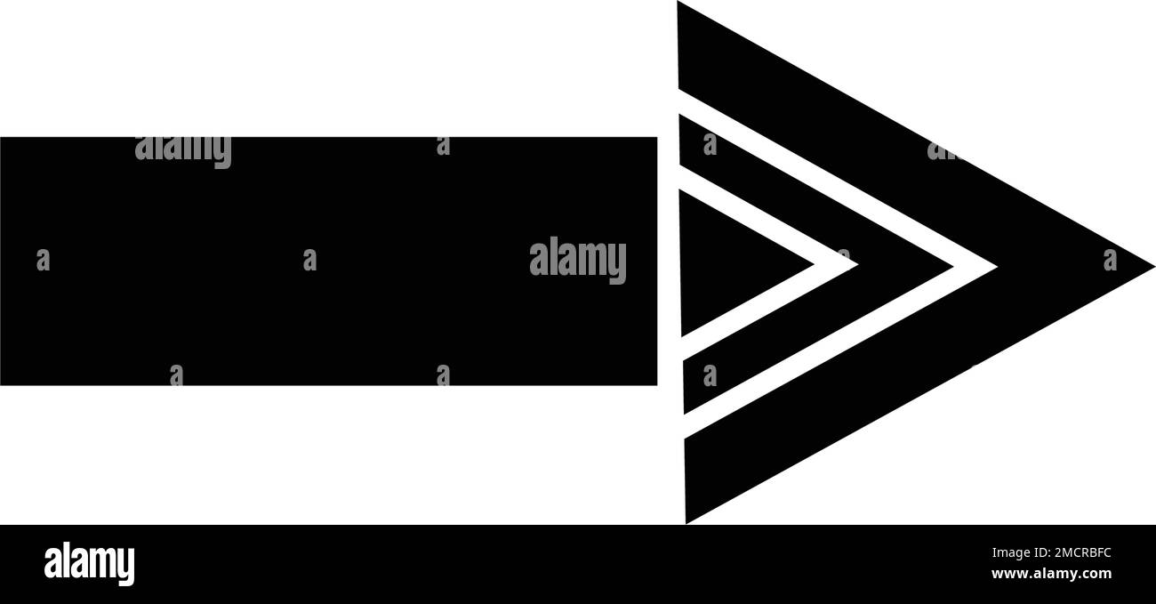 Pfeilsymbol Vektorgrafik festlegen Logo Vorlage Design Stock Vektor