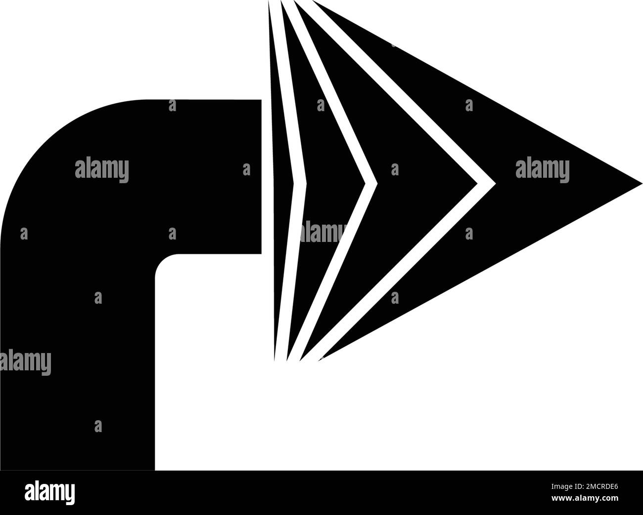 Pfeilsymbol Vektorgrafik festlegen Logo Vorlage Design Stock Vektor