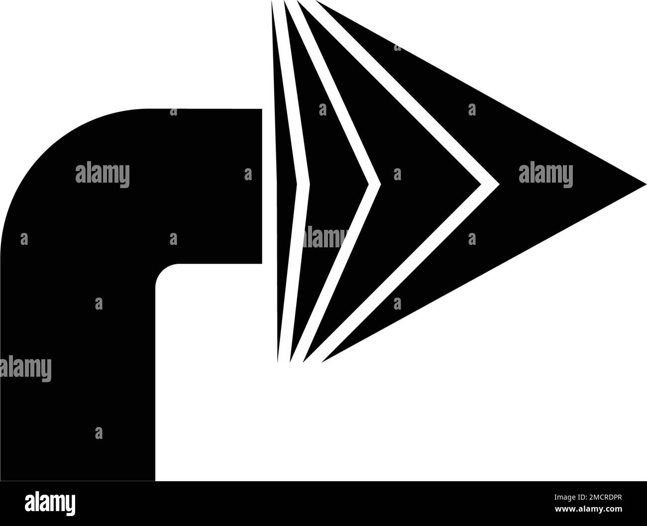 Pfeilsymbol Vektorgrafik festlegen Logo Vorlage Design Stock Vektor