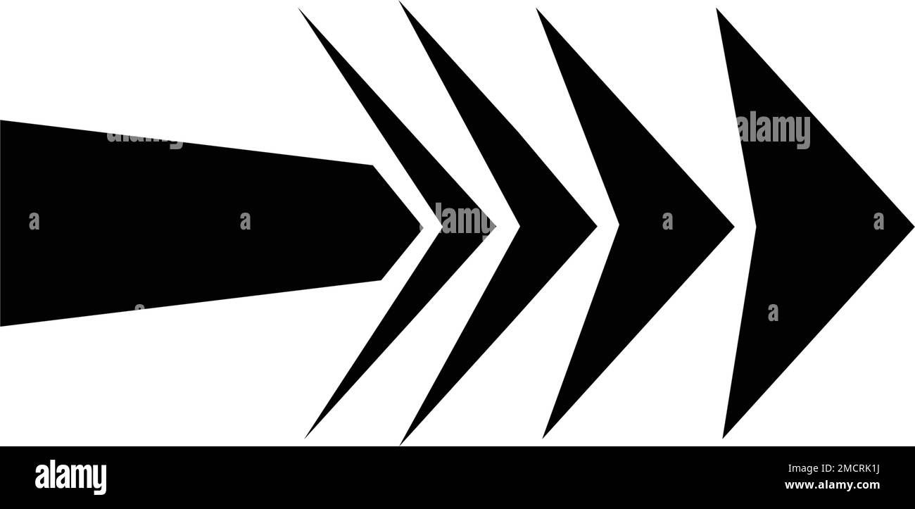Pfeilsymbol Vektorgrafik festlegen Logo Vorlage Design Stock Vektor