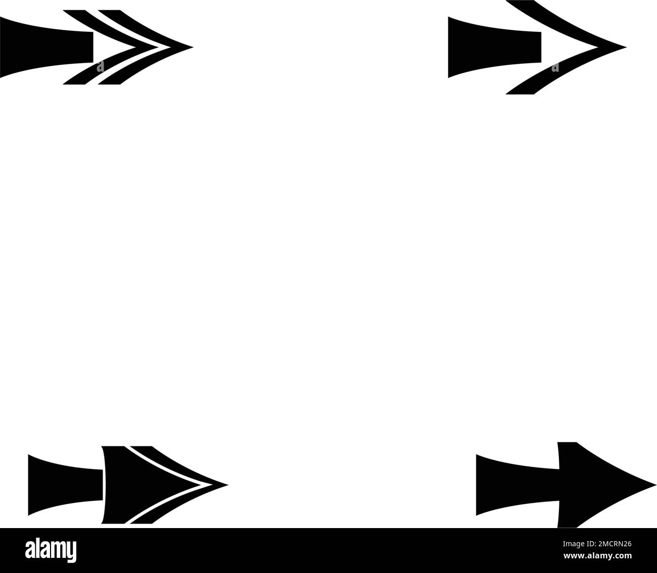 Pfeilsymbol Vektorgrafik festlegen Logo Vorlage Design Stock Vektor