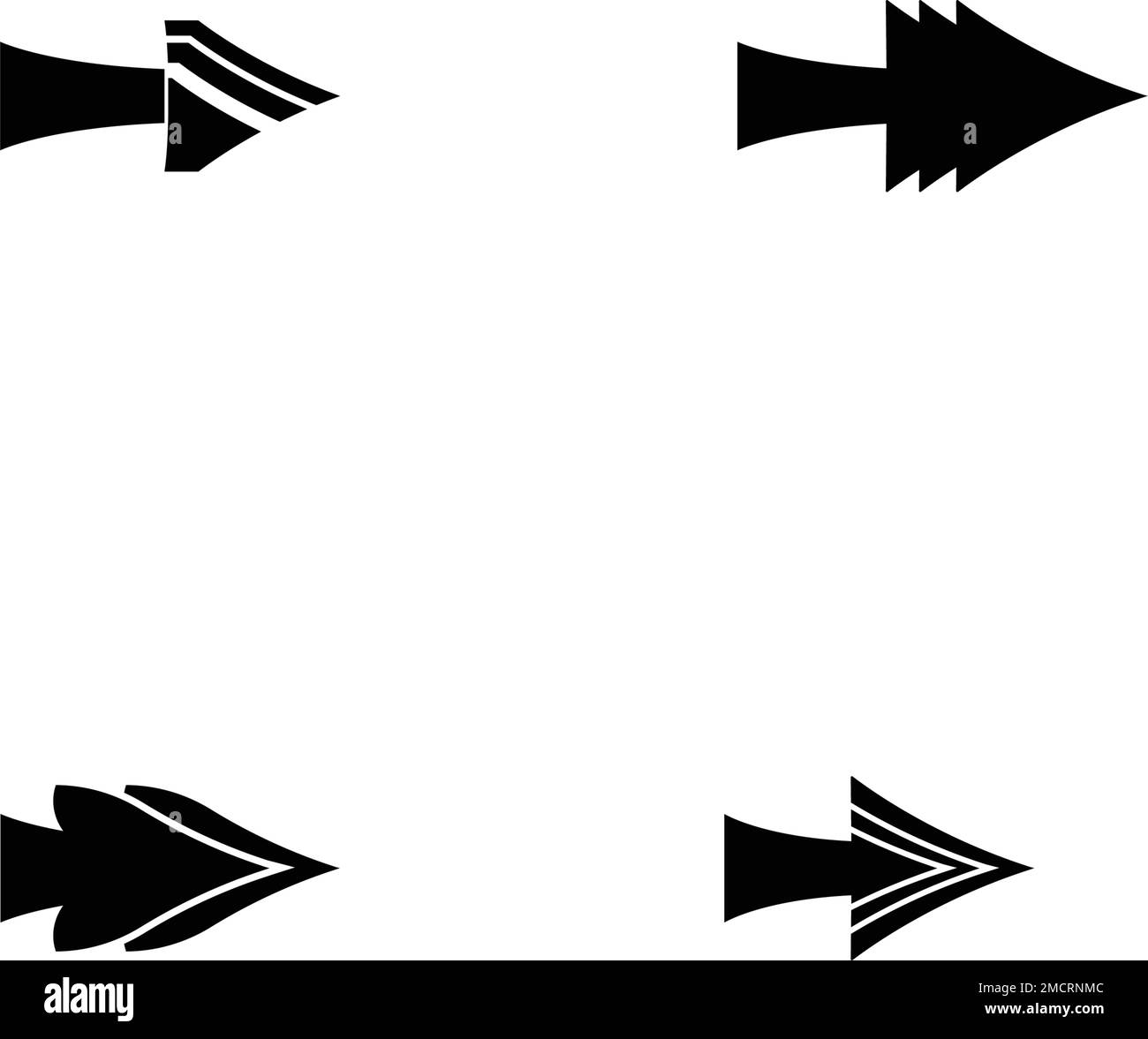 Pfeilsymbol Vektorgrafik festlegen Logo Vorlage Design Stock Vektor
