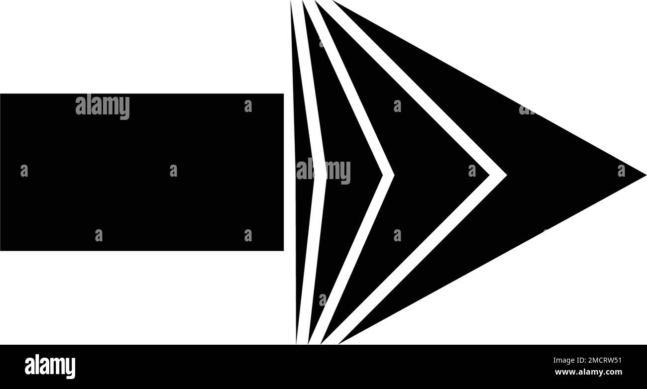 Pfeilsymbol Vektorgrafik festlegen Logo Vorlage Design Stock Vektor