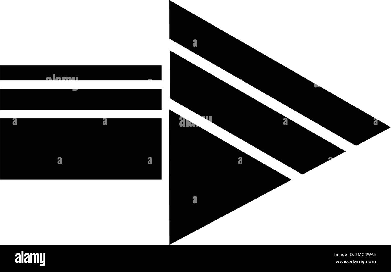 Pfeilsymbol Vektorgrafik festlegen Logo Vorlage Design Stock Vektor