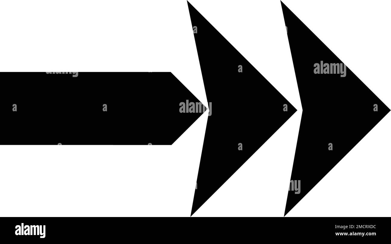 Pfeilsymbol Vektorgrafik festlegen Logo Vorlage Design Stock Vektor