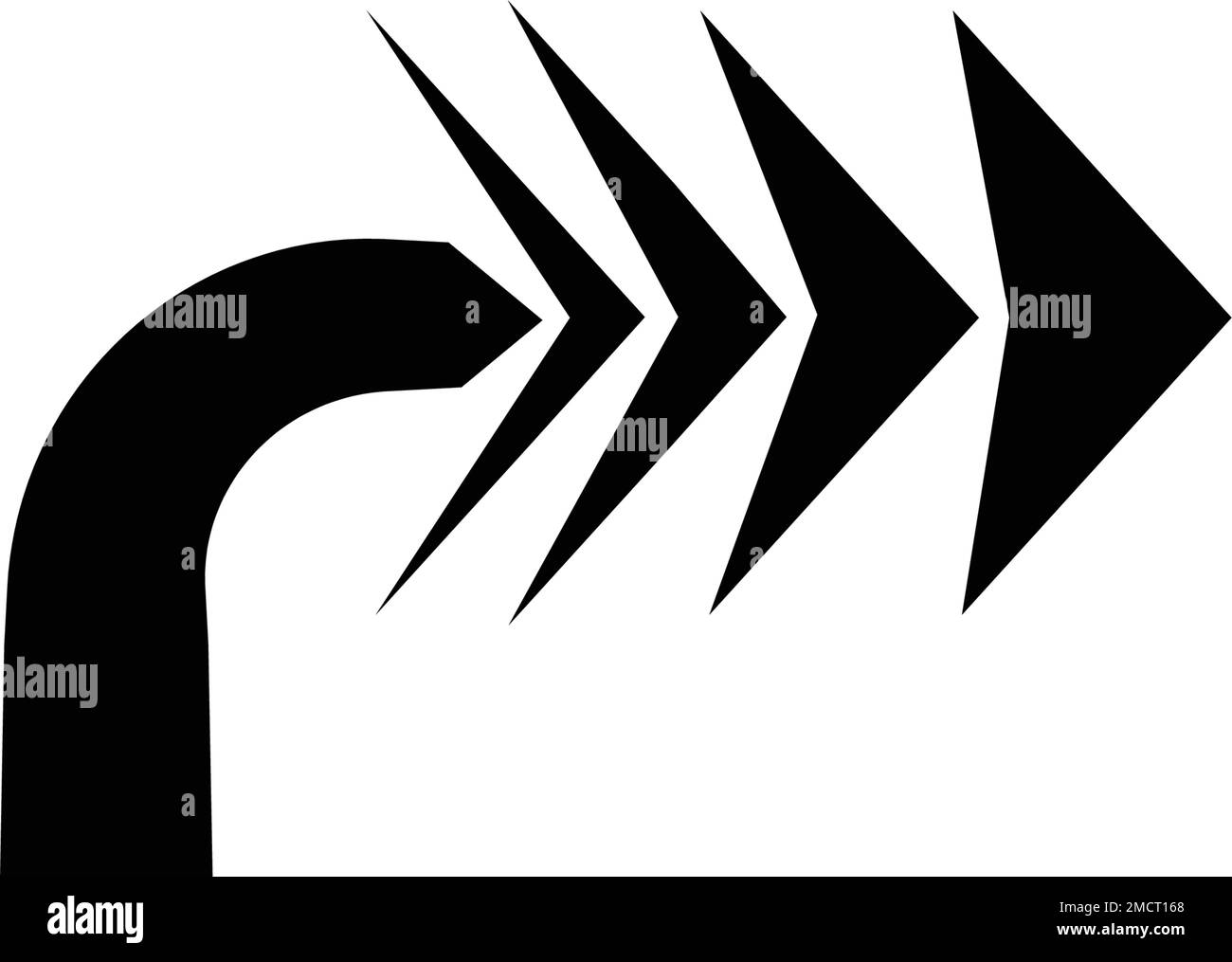 Pfeilsymbol Vektorgrafik festlegen Logo Vorlage Design Stock Vektor