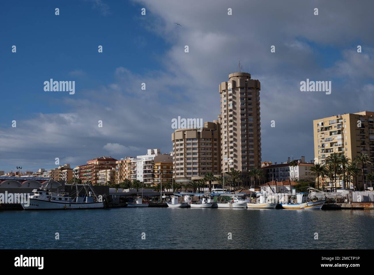 Hafen von Fuengirola, Málaga, Spanien, Stockfoto