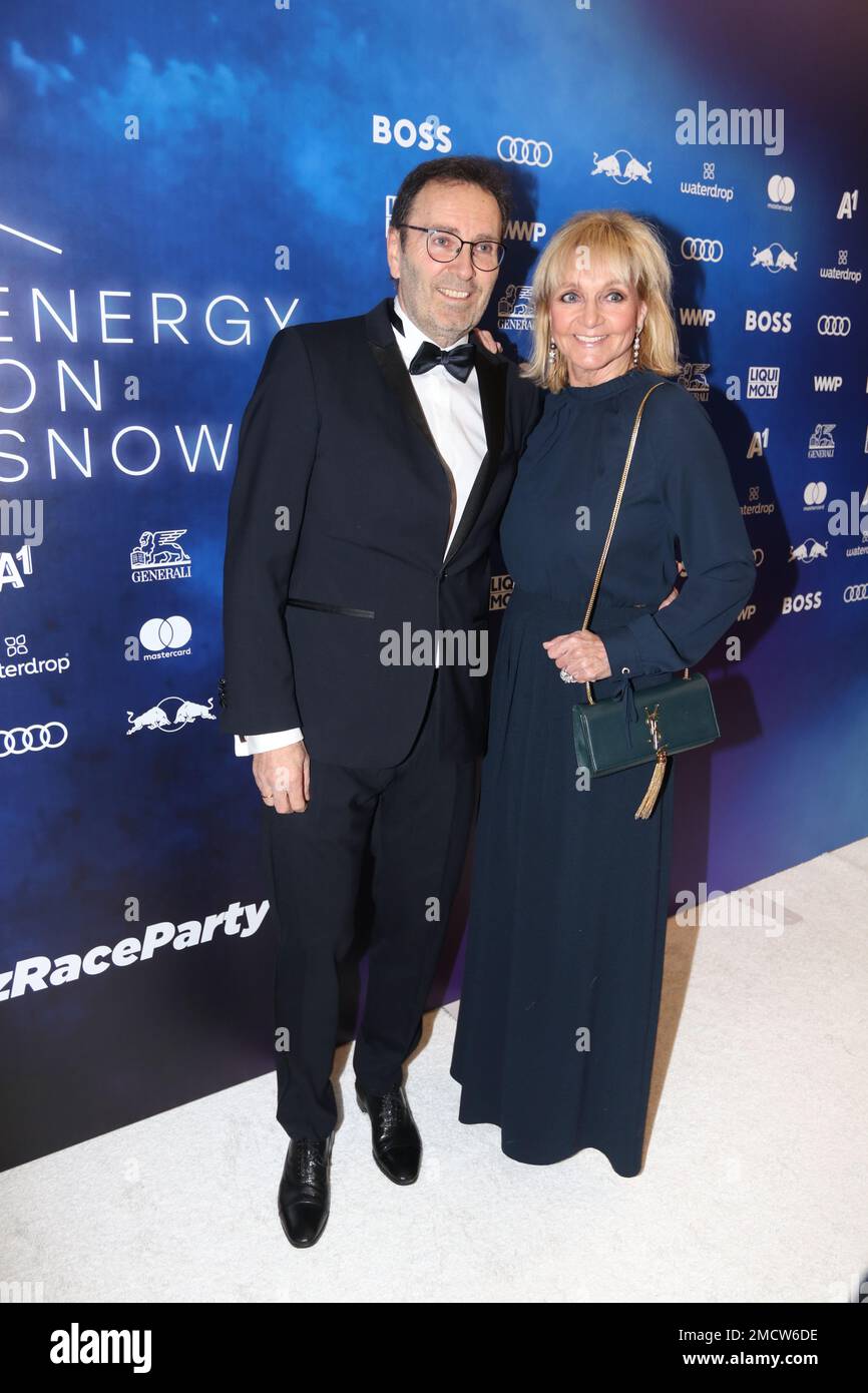 Kitzbühel, Österreich. 21. Januar 2023. KITZBÜHEL 21,01. 2023, HAHNENKAMM-Rennen, Kitz-Rennklub, Galaabend, Guthaben: SPP Sport Press Photo. Alamy Live News Stockfoto