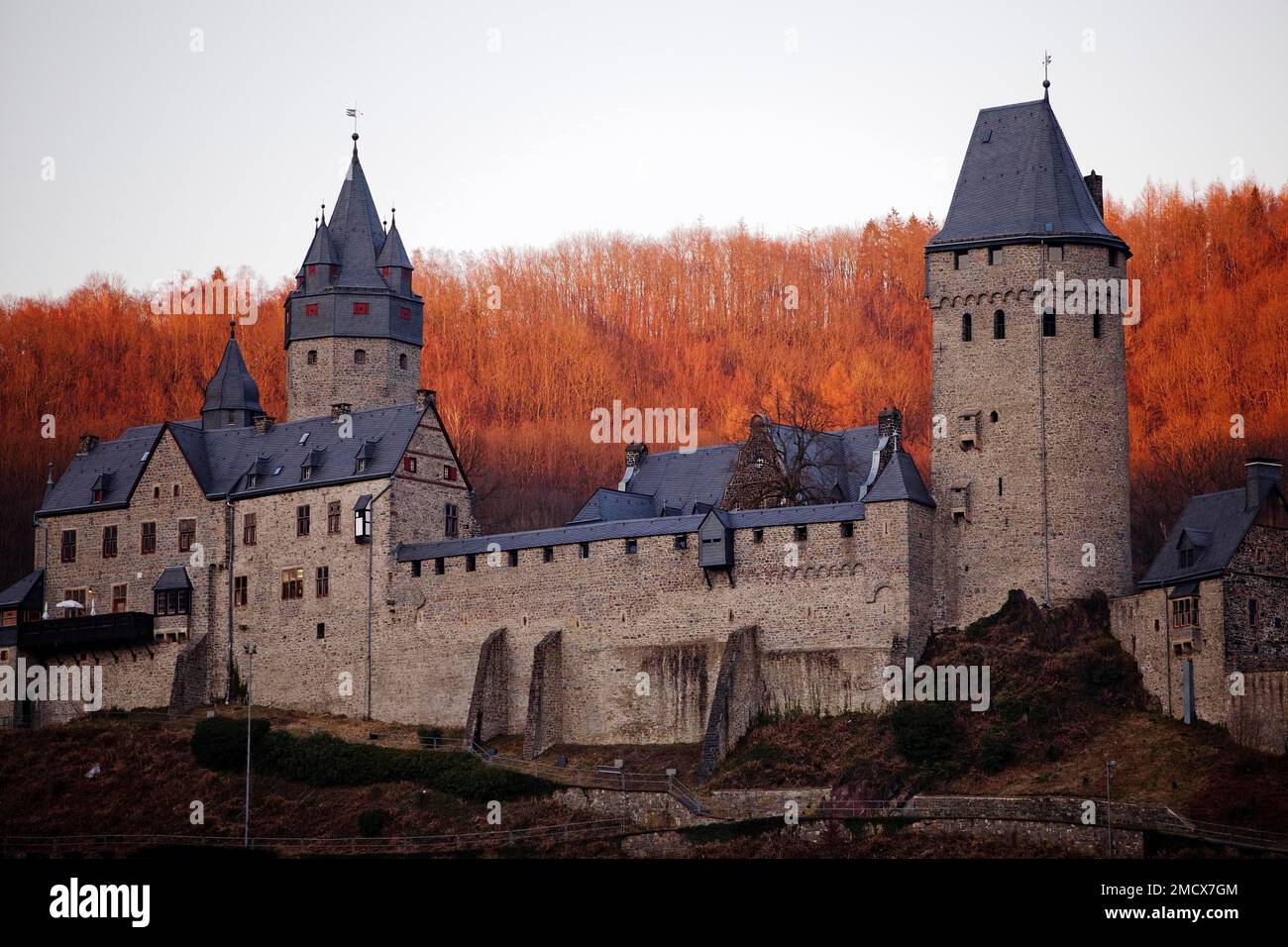 Schloss Altena, Altena, Sauerland, Nordrhein-Westfalen, Deutschland Stockfoto