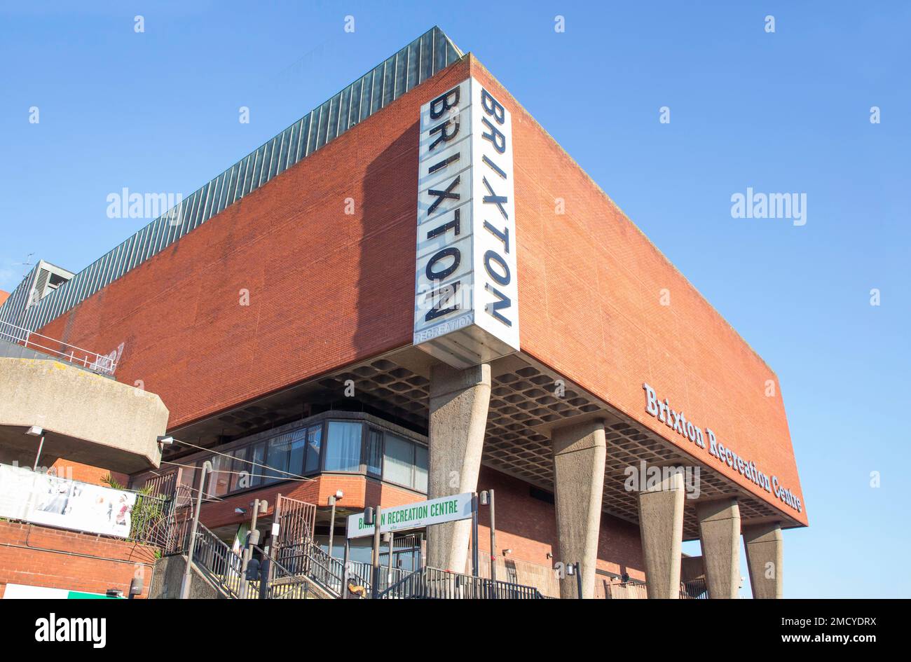 Brixton Recreation Centre Popes Road Brixton Stockfoto