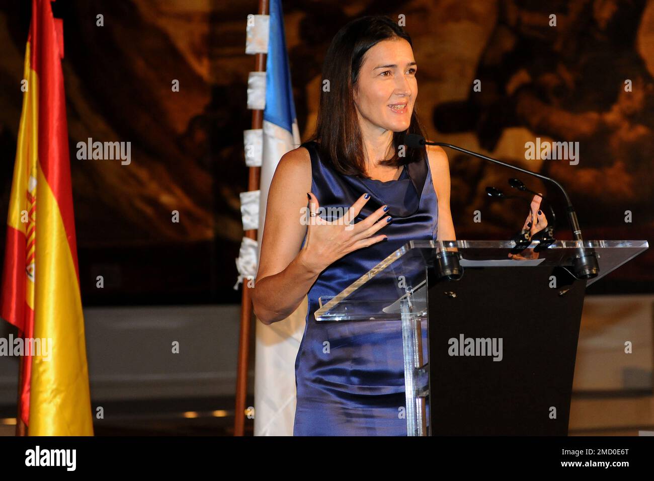 Der spanische Kulturminister Angeles Gonzalez Sinde (Kredit: Julen Pascual Gonzalez) Stockfoto