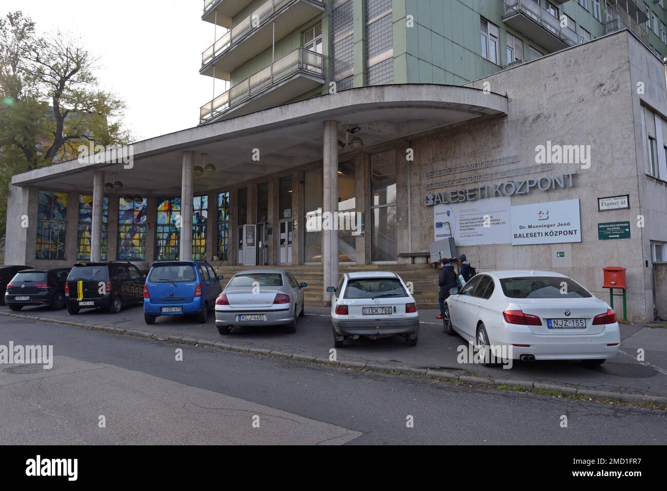 Nationales Institut für Traumatologie, Medizinische Bibliothek & Notfallklinik, Budapest, Ungarn Stockfoto