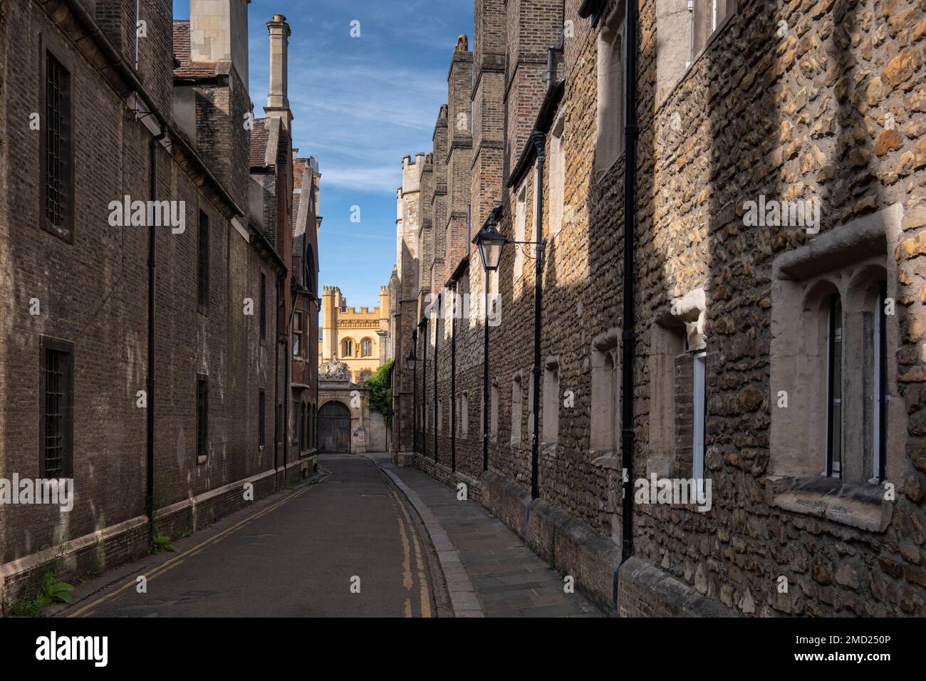 East Gate of Kings College Cambridge auf Trinity Lane, Trinity Lane, Cambridge, Cambridgeshire, England, UK Stockfoto