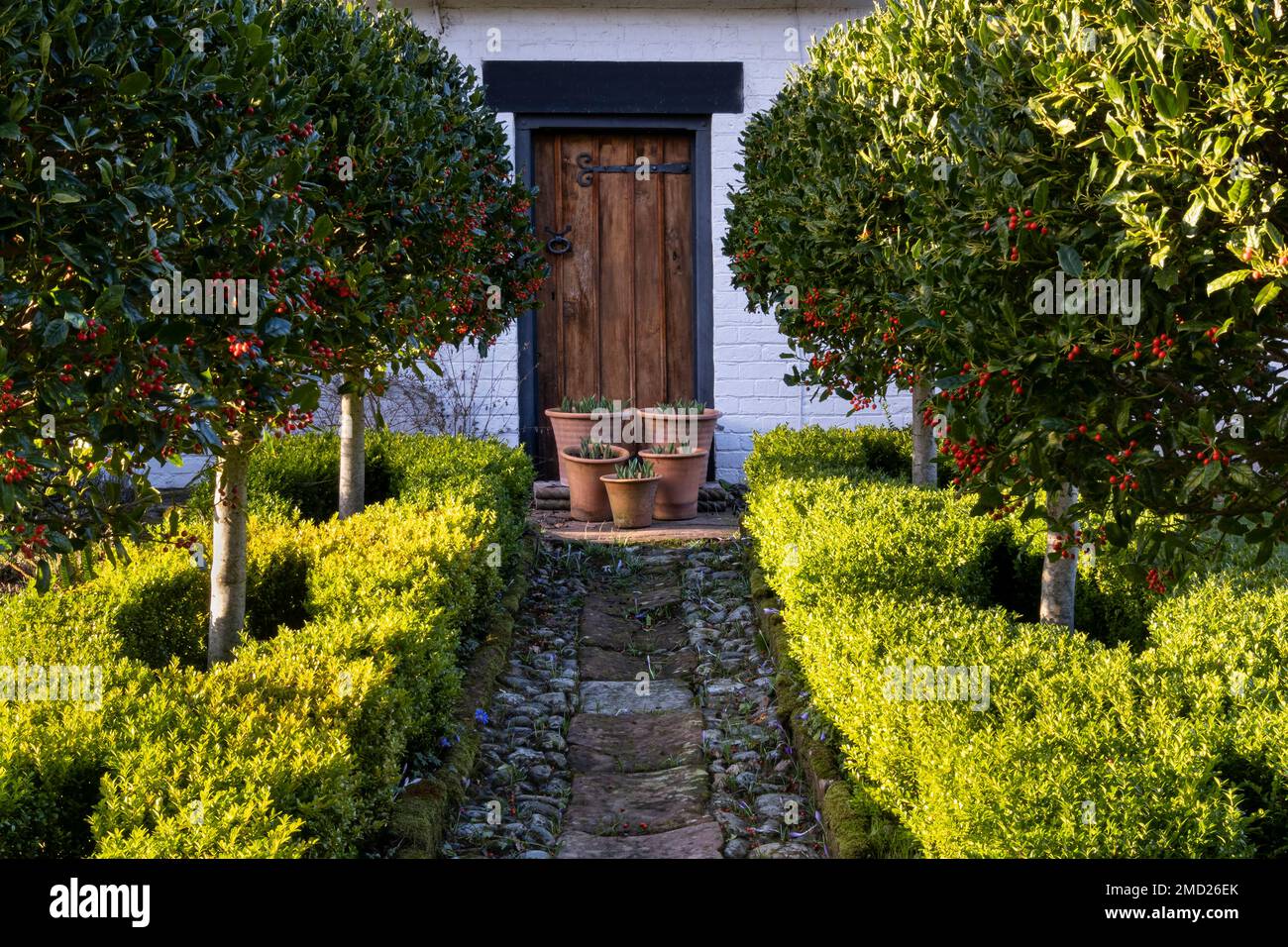 Cottage Garden, Peckforton Estate, Peckforton, Cheshire, England, UK Stockfoto