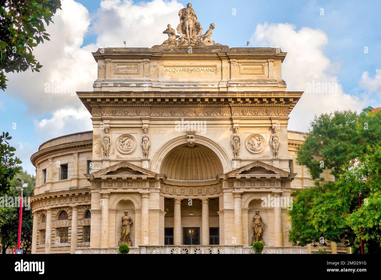 Ehemaliger Acquario Romano, jetzt Casa dell'Architettura, Rom, Italien Stockfoto