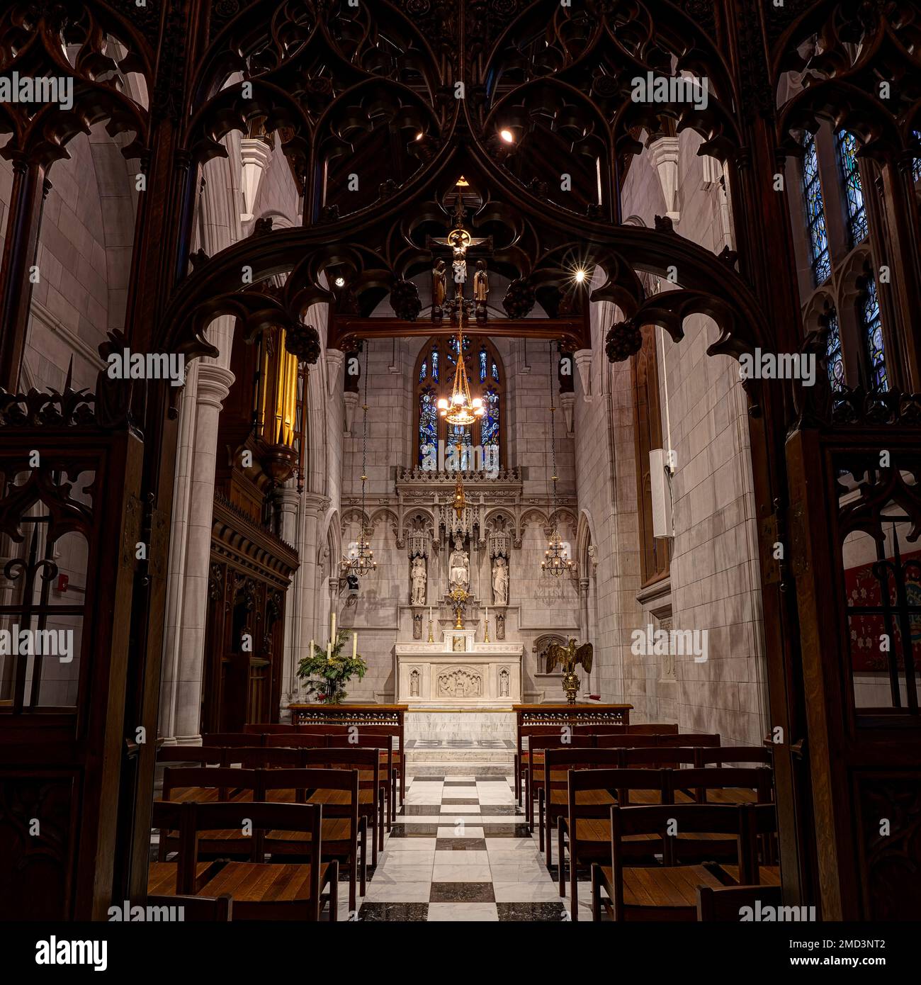 Kapelle der Allerheiligen, Trinity Church, Manhattan, New York, USA Stockfoto