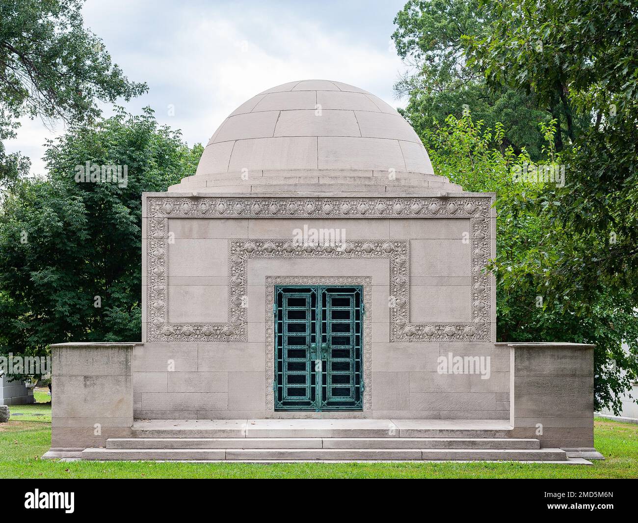 Wainwright Grab in Bellefontaine Cemetery, das von Louis Sullivan Stockfoto