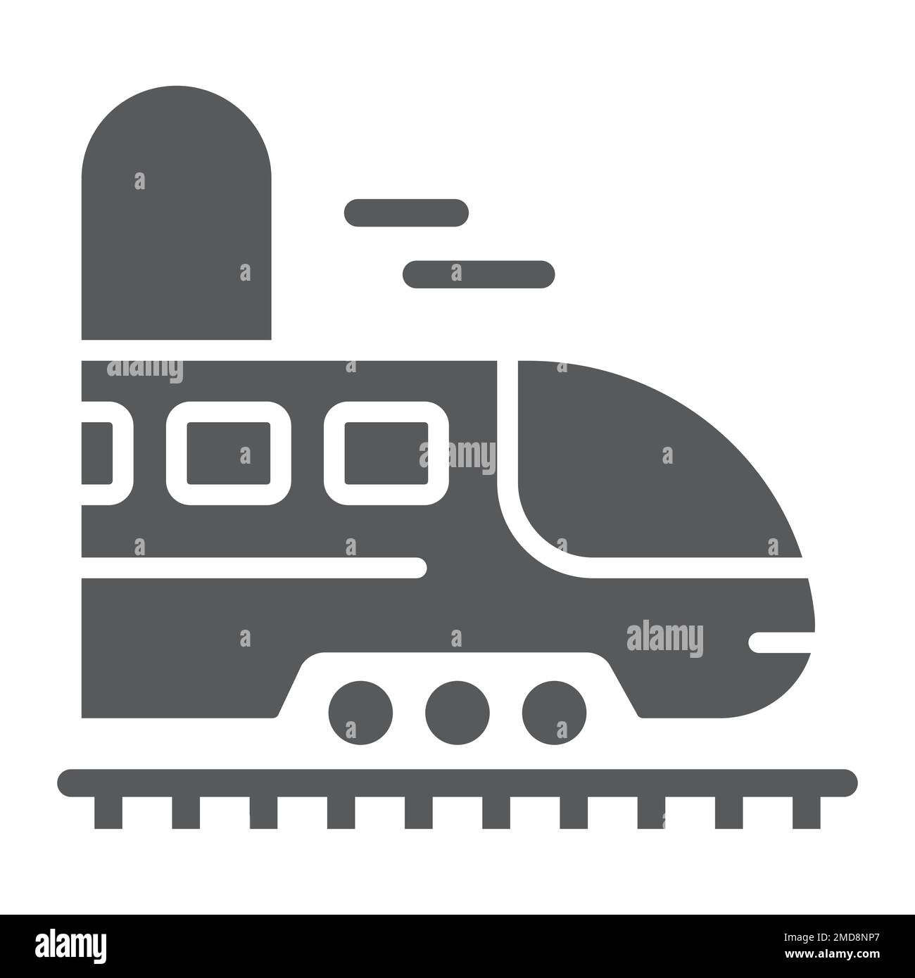 Eisenbahnfahrt Glyphe Symbol, Reisen und Tourismus, U-Bahn in Tunnel Vektorgrafiken, ein ausgefülltes Muster auf weißem Hintergrund, 10. Stock Vektor
