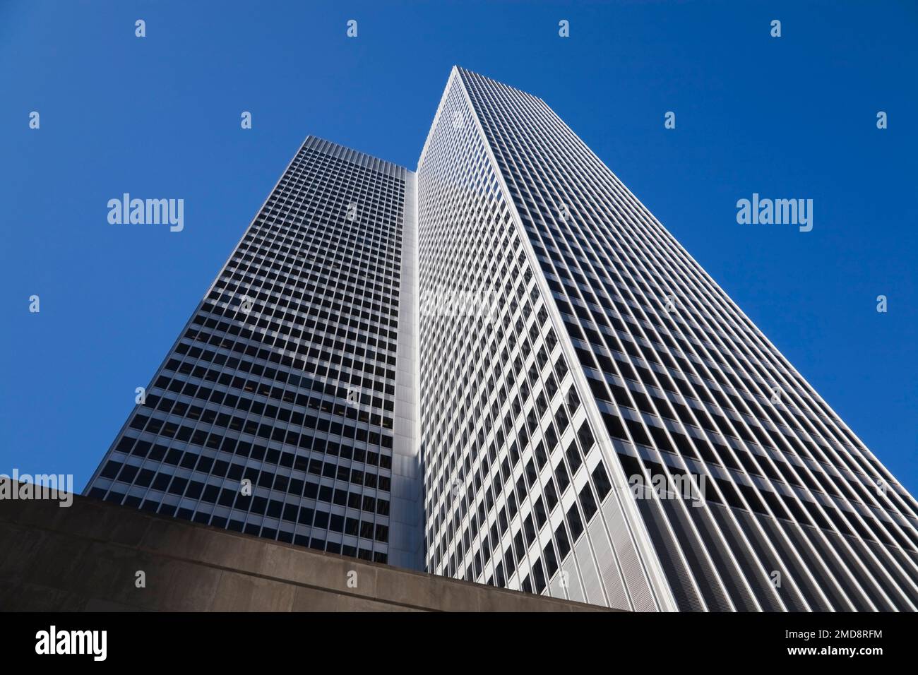 Place Ville-Marie Gebäude im Frühjahr, Montreal, Quebec, Kanada. Stockfoto