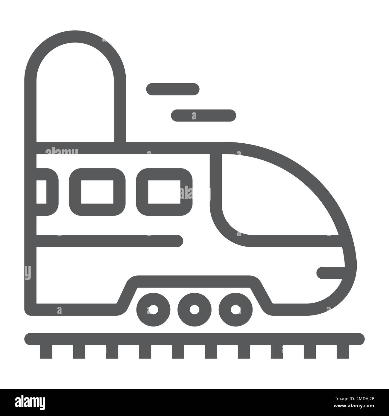 Eisenbahnstrecke Symbol, Reise und Tourismus, U-Bahn in Tunnelzeichen Vektorgrafiken, ein lineares Muster auf weißem Hintergrund, eps 10. Stock Vektor
