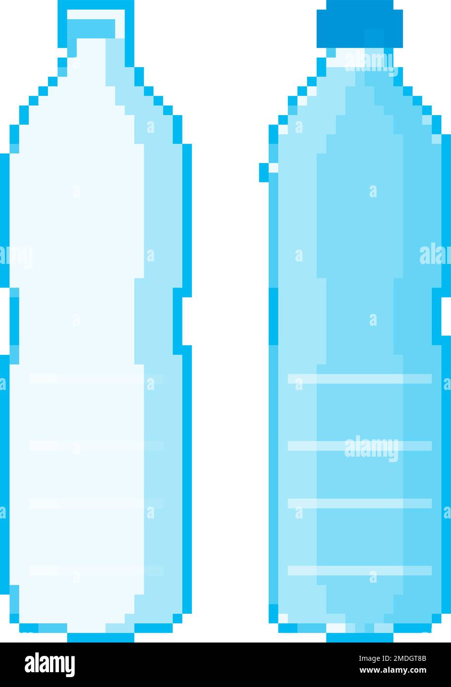 PET bottle.Vector Illustration, die einfach zu bearbeiten ist. Stock Vektor