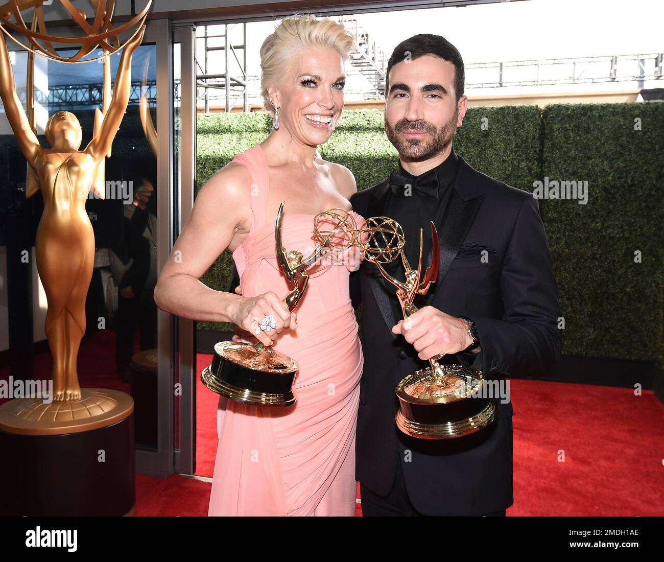 Hanna Waddingham, winner of the award for outstanding supporting