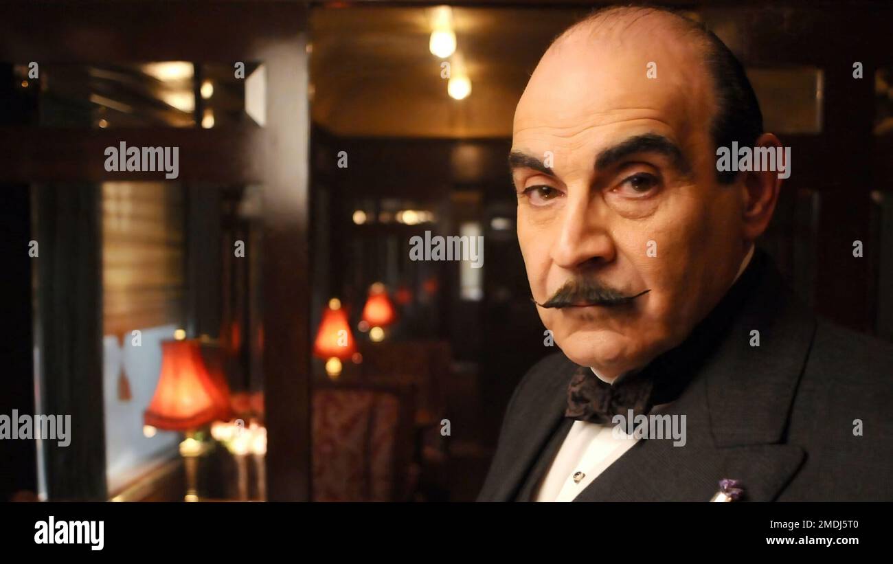 DAVID SUCHET in AGATHA CHRISTIES POIROT (1989), Regie EDWARD BENNETT und ANDREW TRAUVE. Kredit: CARNIVAL FILM & TV / Album Stockfoto