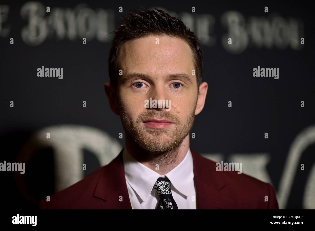 Mark O'Brien arrives at the LA premiere of "Blue Bayou" on Tuesday, Sept. 14, 2021, at the Directors Guild of America in Los Angeles. (Photo by Richard Shotwell/Invision/AP) Stockfoto