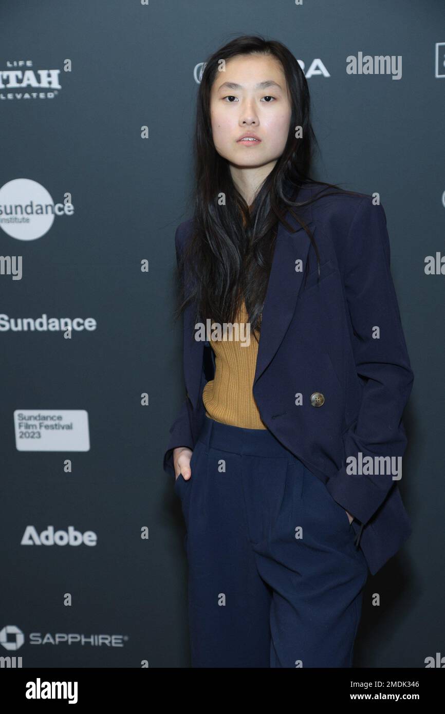 Park City, UT, USA. 22. Januar 2023. Michelle Lee bei Ankunft für JAMOJAYA Premiere beim Sundance Film Festival 2023, Eccles Theater, Park City, UT 22. Januar 2023. Kredit: JA/Everett Collection/Alamy Live News Stockfoto