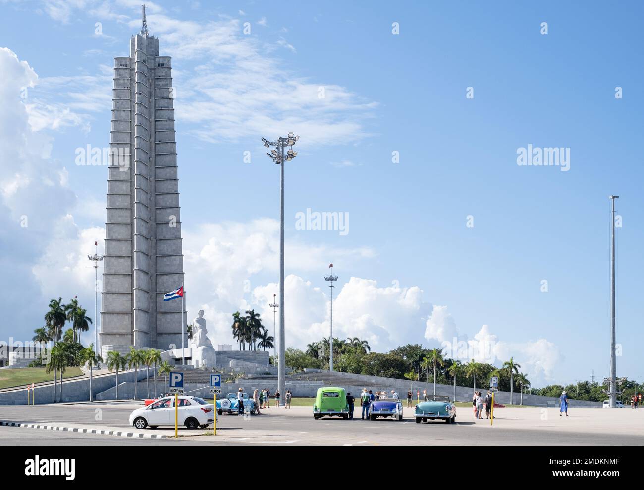 Monumento a José Martí, José Martí Memorial, Plaza de la Revolución, Revolutionsplatz, Havanna, Kuba Stockfoto