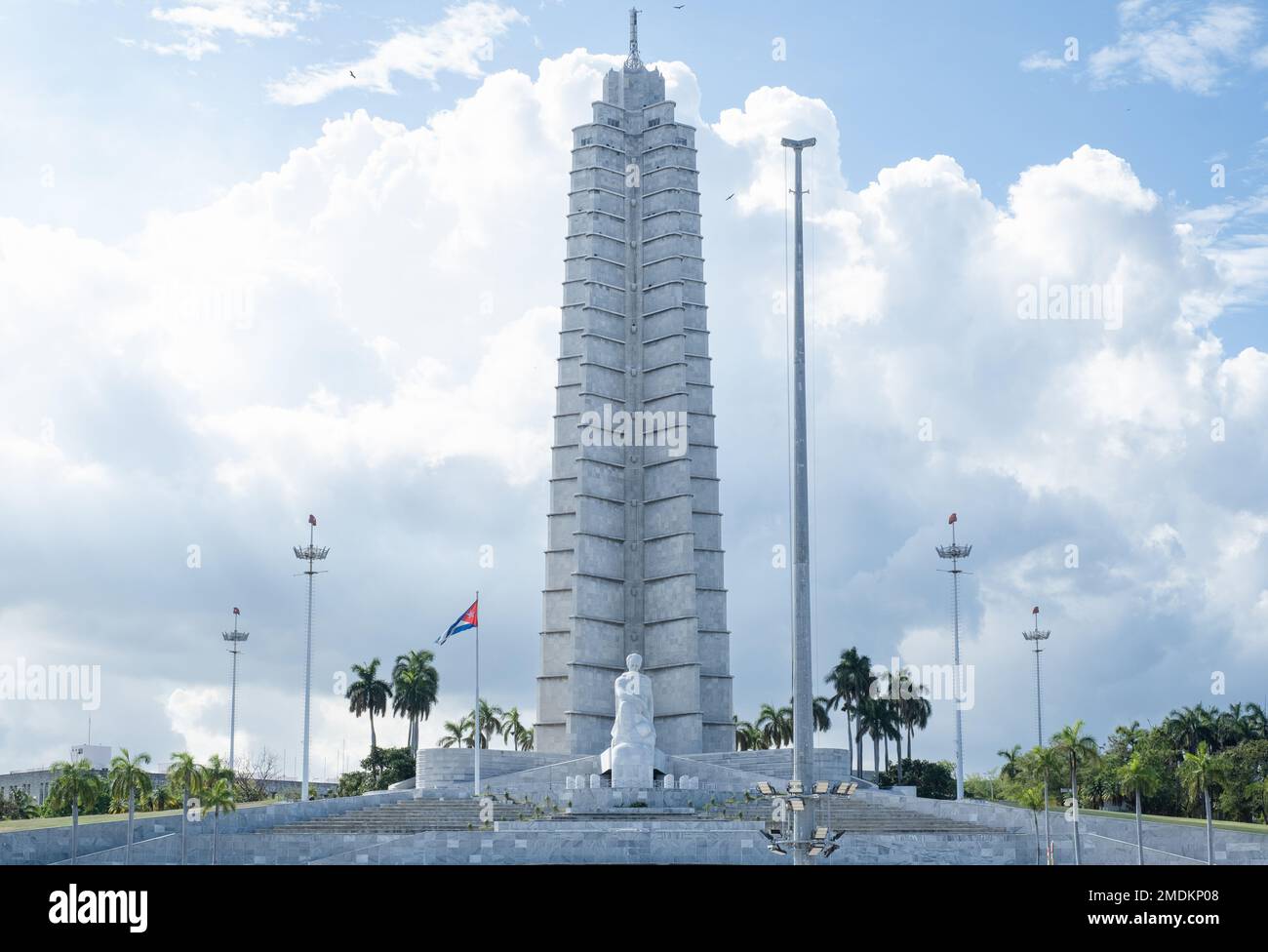 Monumento a José Martí, José Martí Memorial, Plaza de la Revolución, Revolutionsplatz, Havanna, Kuba Stockfoto