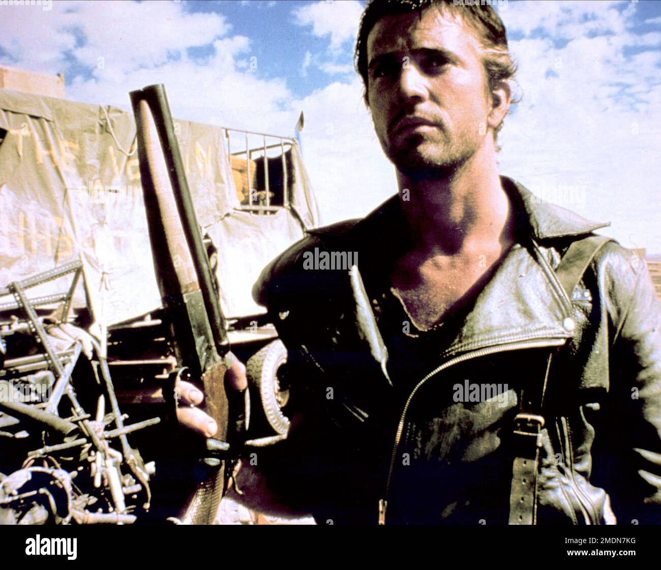 Mad Max 2 Mel Gibson Stockfoto