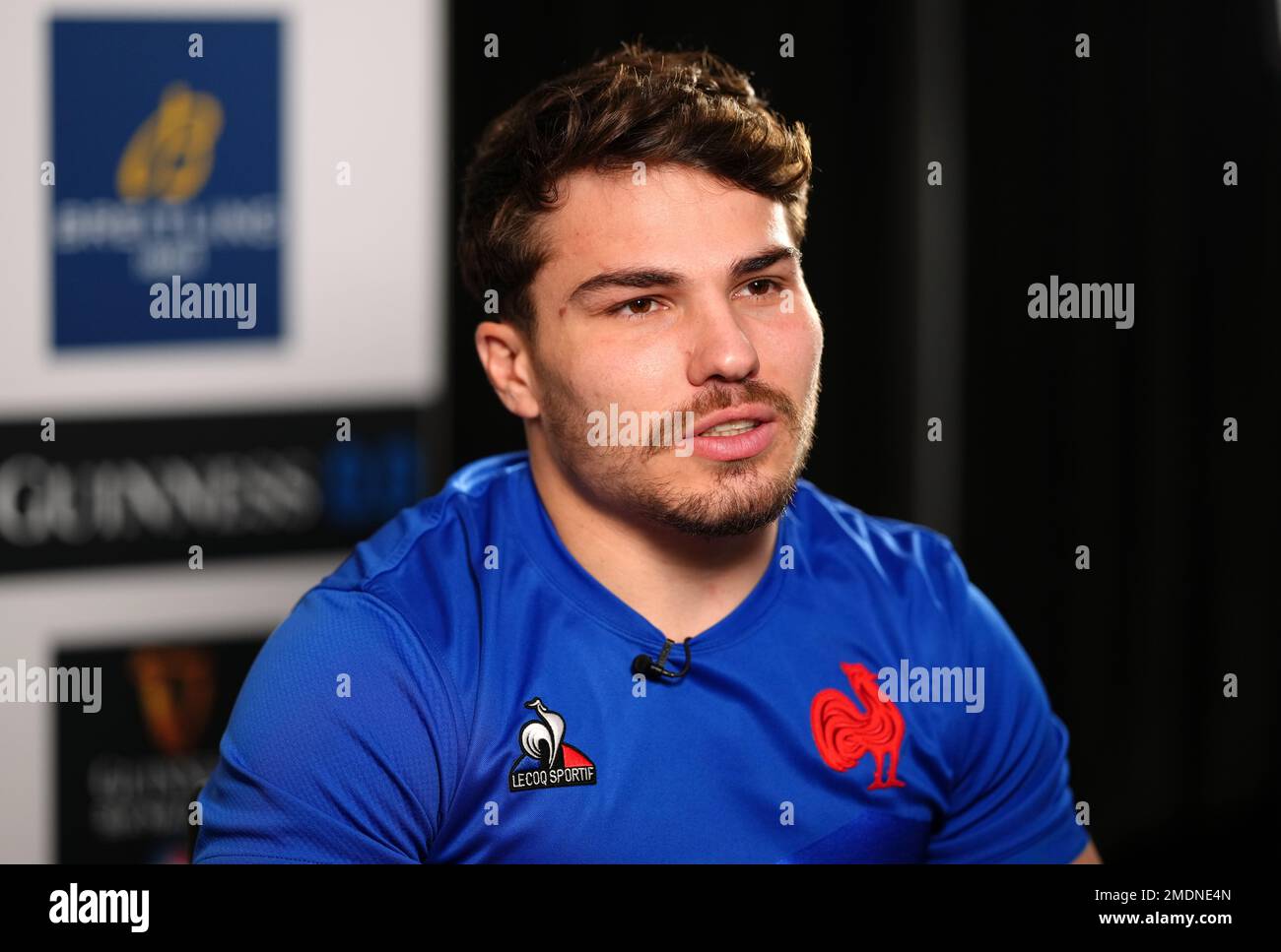 Französischer Kapitän Antoine Dupont bei der Guinness Six Nations