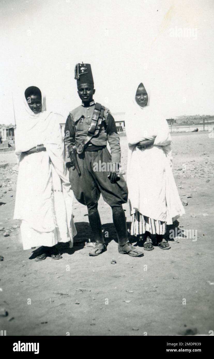 Zeptie Eritreo, Gura, 2/4/1937 Stockfoto