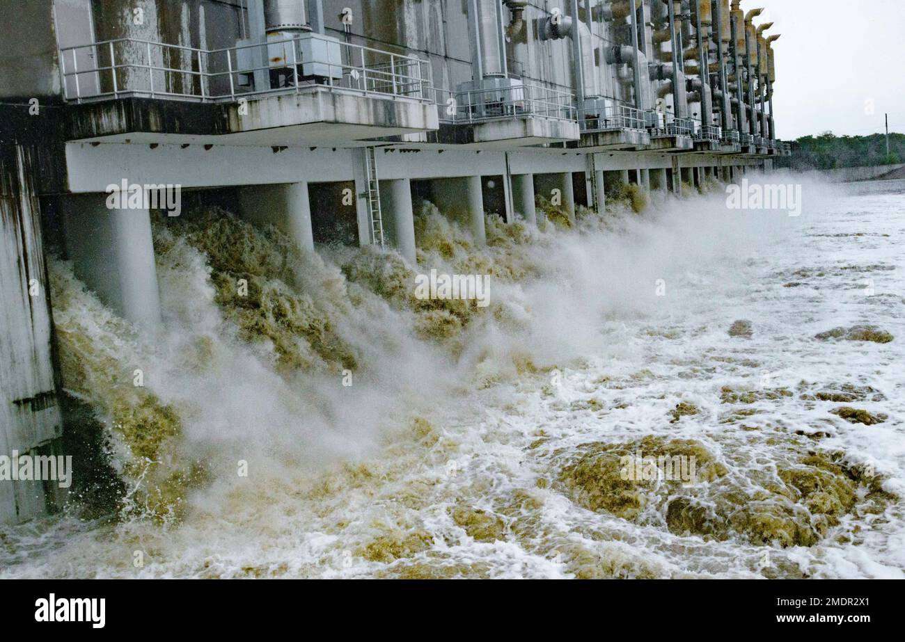 Western Closure Complex FILE - This Saturday, July 13, 2019 file photo shows the Gulf ...