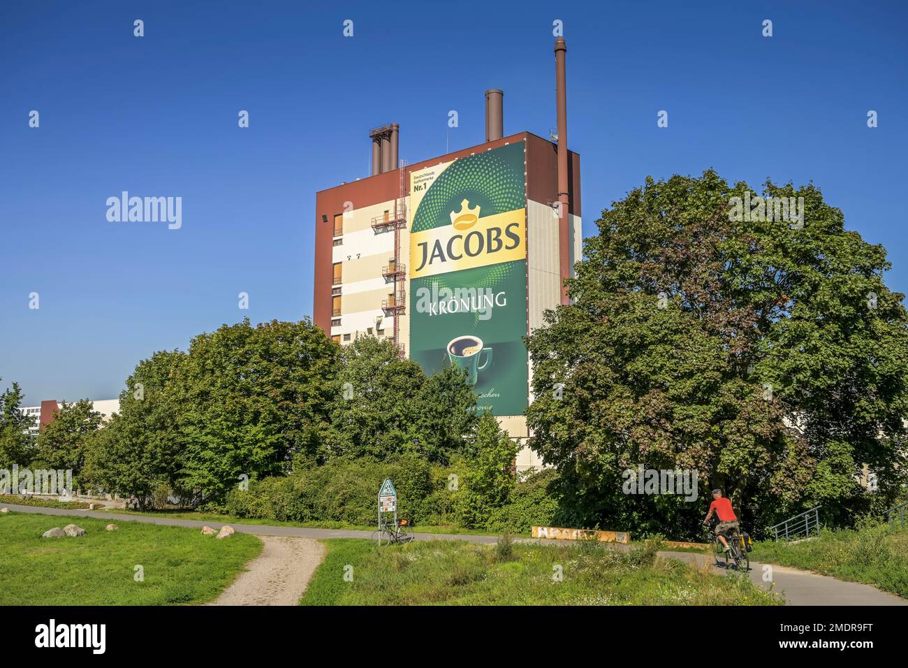 Jacobs Kroenung, Coffee Roasting, Jacobs Douwe Egberts (JDE), Chris-Gueffroy-Allee, Neukoelln, Berlin, Deutschland Stockfoto