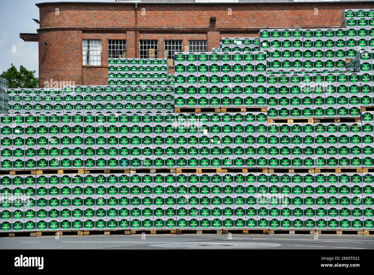 Becks Beer Brewery, Anheuser Bush InBev, Bremen, Deutschland Stockfoto