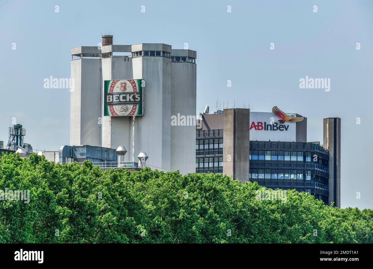 Becks Beer Brewery, Anheuser Bush InBev, Bremen, Deutschland Stockfoto