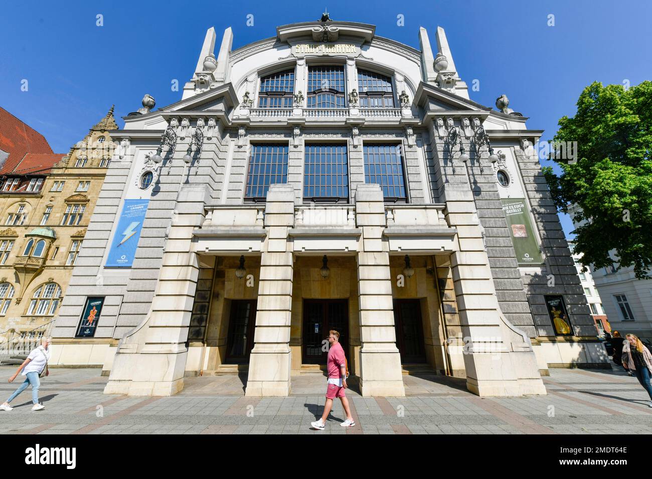 Stadttheater, Niederwall, Bielefeld, Nordrhein-Westfalen, Deutschland Stockfoto