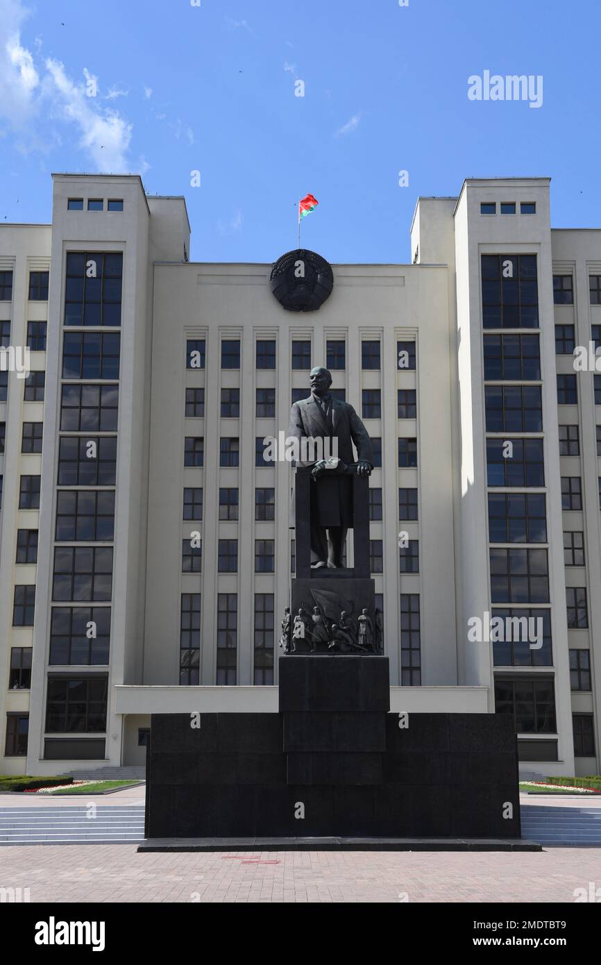 Regierungsgebäude in Minsk, Belarus Stockfoto