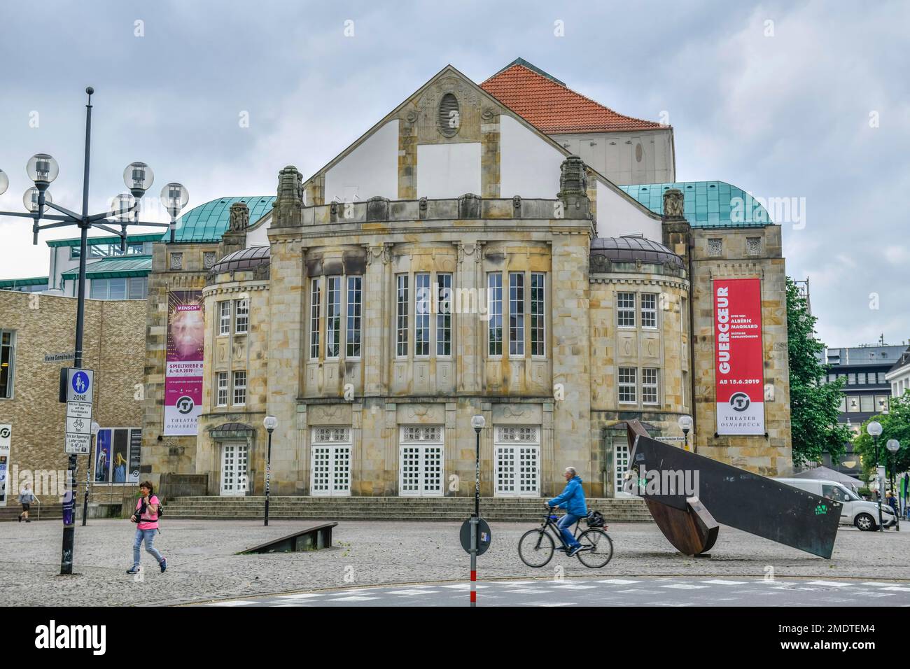 Stadttheater, Domshof, Osnabrueck, Niedersachsen, Deutschland Stockfoto