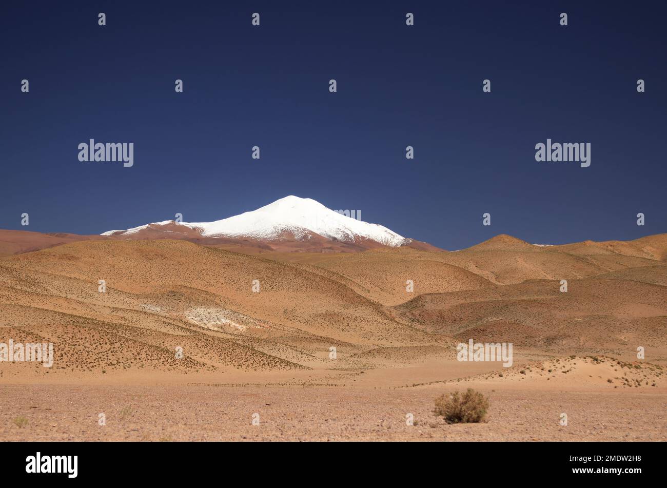 Die wunderschönen Farben des Puna Argentina Stockfoto