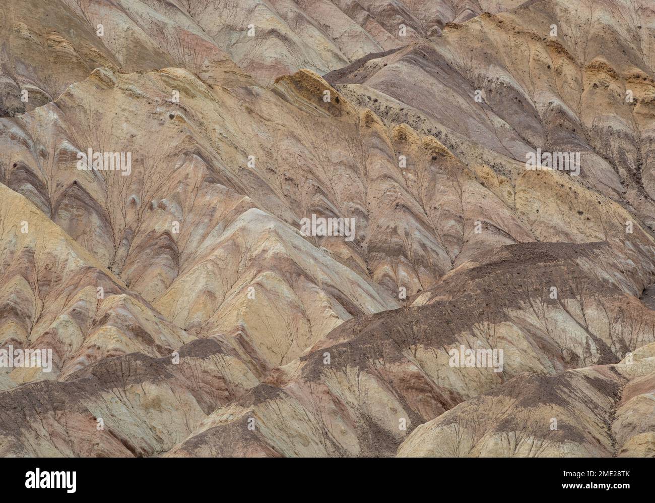 Layers on Layers; Death Valley-Nationalpark, Kalifornien. Stockfoto
