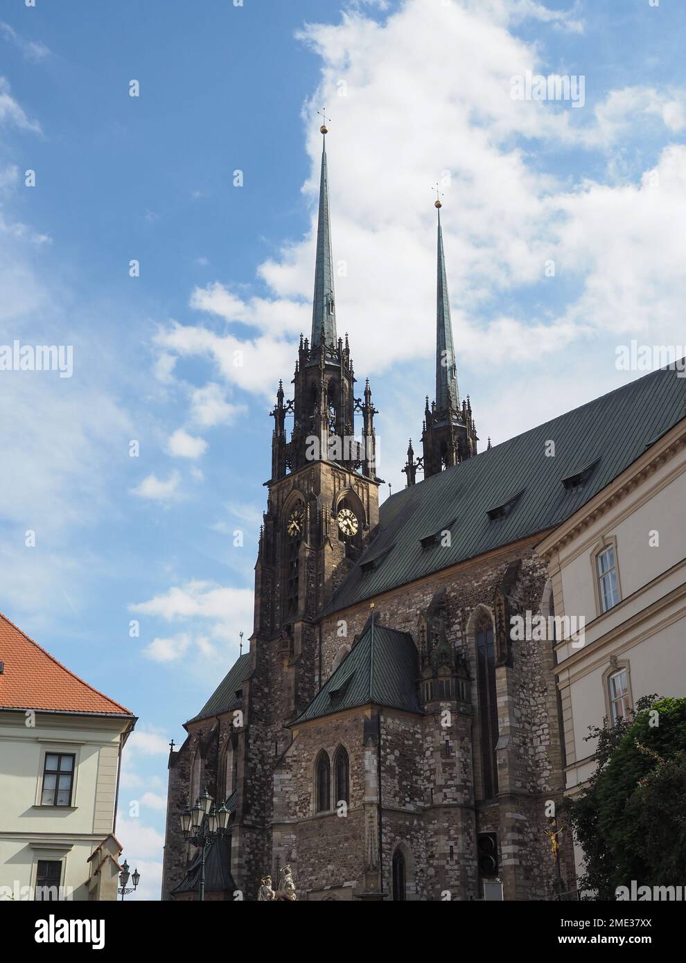 Katedrala svateho Petra eine Pavla-Übersetzung Kathedrale St. Peter und Paul in Brno, Tschechische Republik Stockfoto