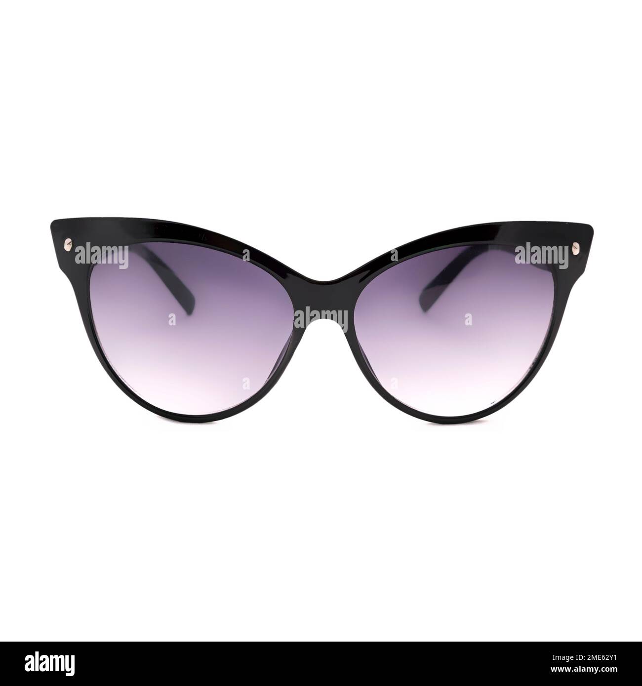Sonnenbrille auf weißem Hintergrund, Produkt Stockfoto