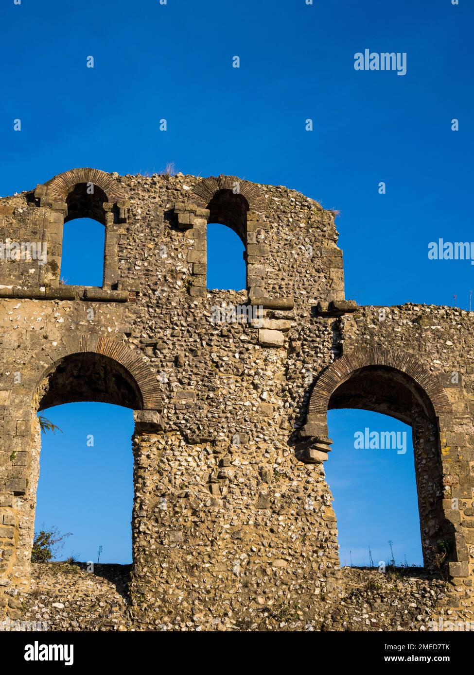 Wolvesey Castle, Ruinen, Winchester, England, Großbritannien, GB. Stockfoto