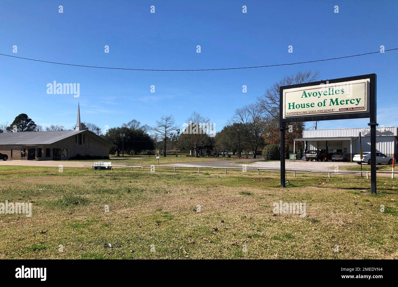 FILE This photo shows a sign and an exterior of the Avoyelles House