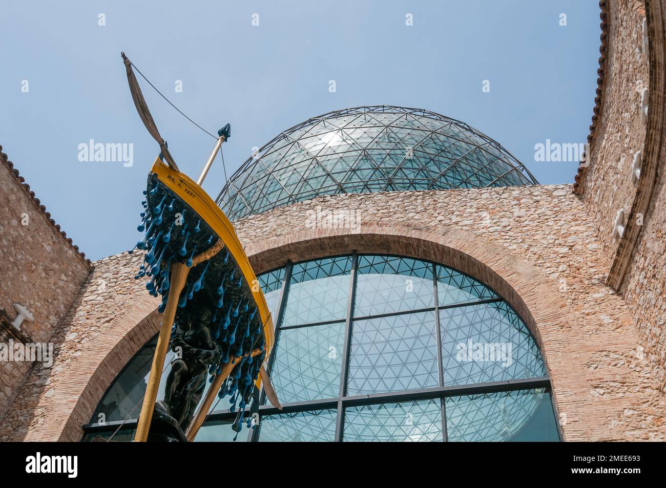 Haupthalle, Dalí-Theater-Museum, Figueres, Katalonien, Spanien Stockfoto