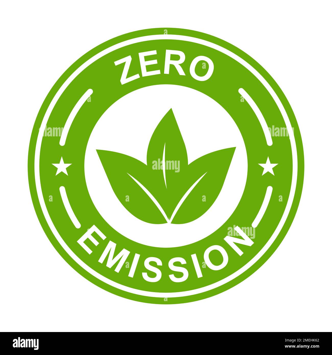 Null Emission Icon Vektor CO2 neutral grünes Zeichen für Ihre site